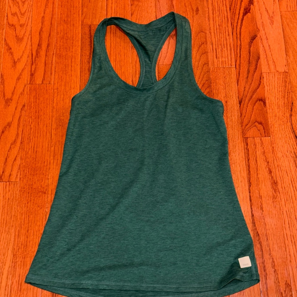 Vuori Forest Green Racerback Tank Top